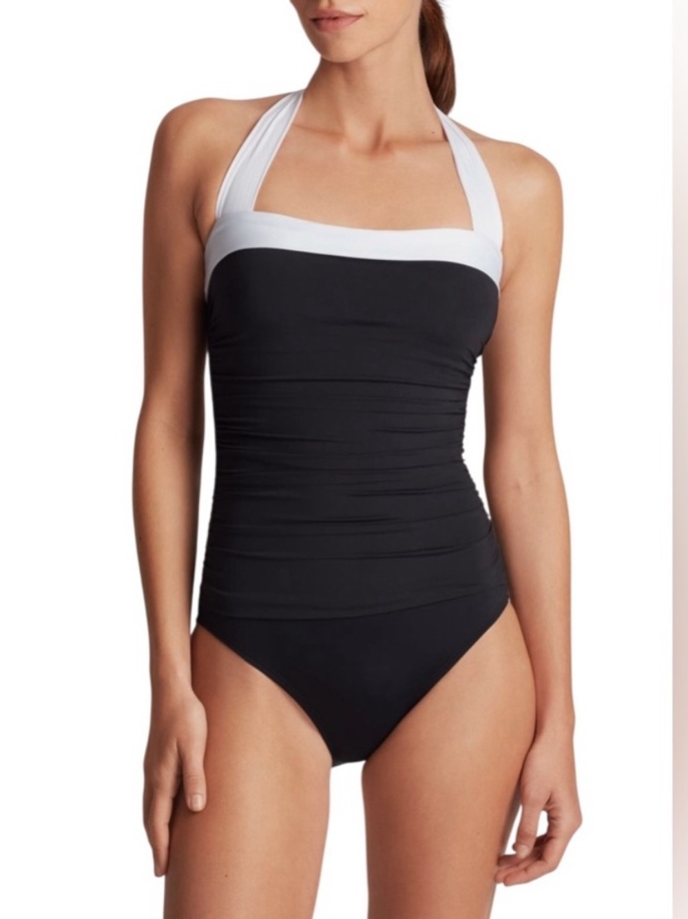 Lauren Ralph Lauren Halter One-Piece Swimsuit